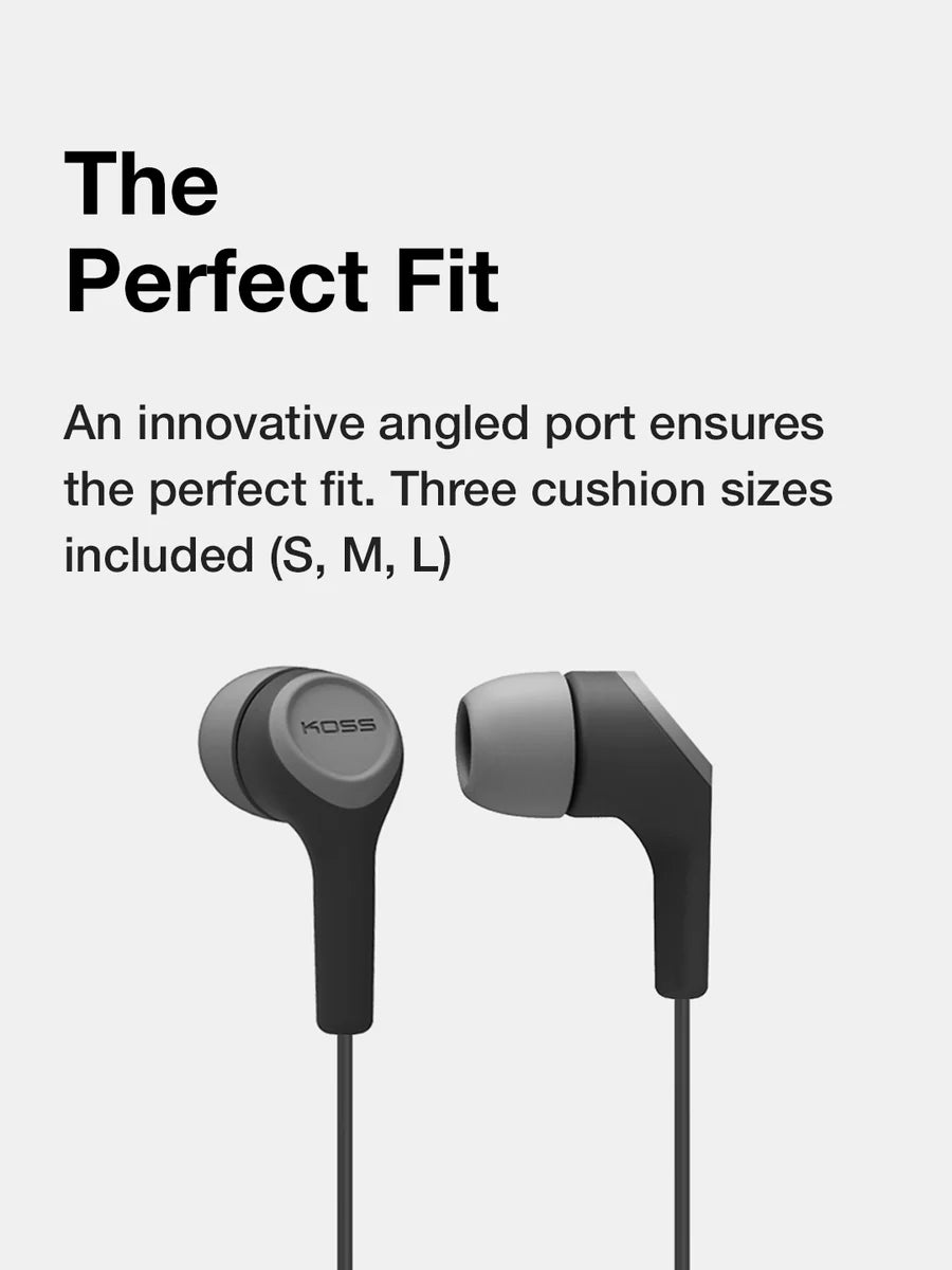KOSS BT115i Grey Wireless Headphones