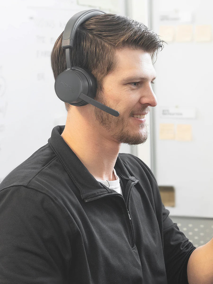 KOSS CS340BT QZ Active Noise Cancelling Wireless Headphones