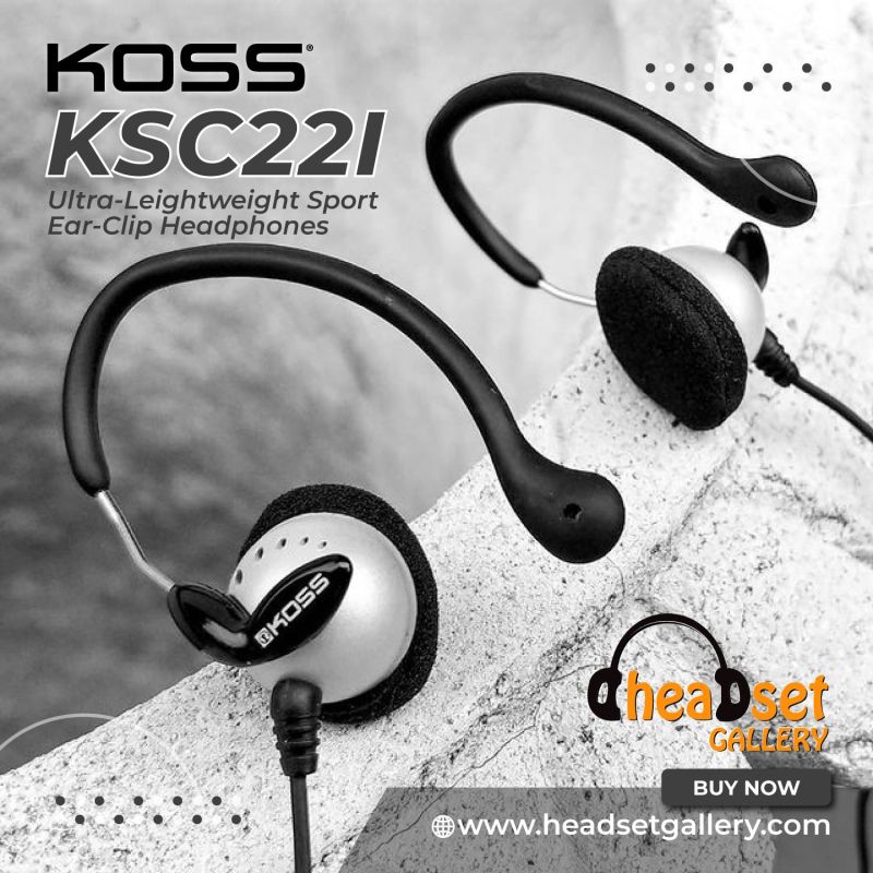 KOSS KSC22i Sportclip In Ear Headphones