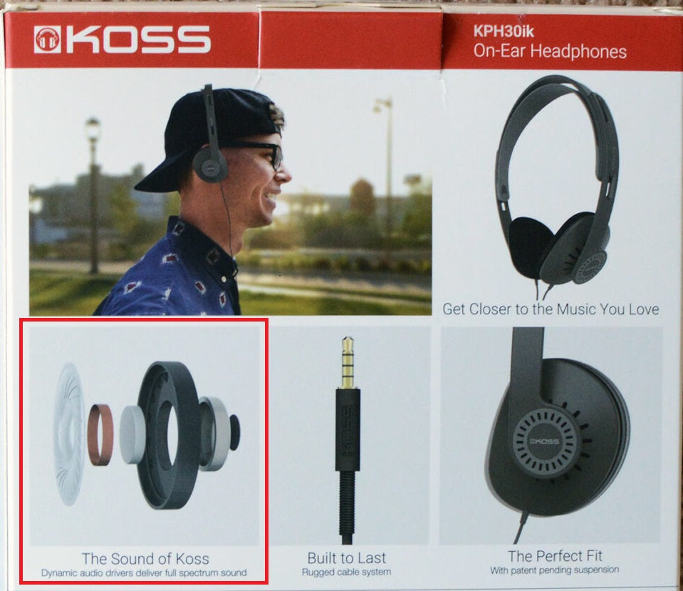 KOSS KPH30iK ® On-Ear Headphones